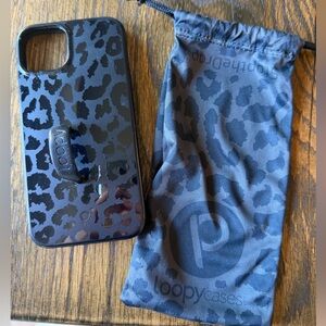 Loopy Case Midnight Leopard Phone Case